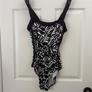 INC International Concepts Monochrome swimsuit